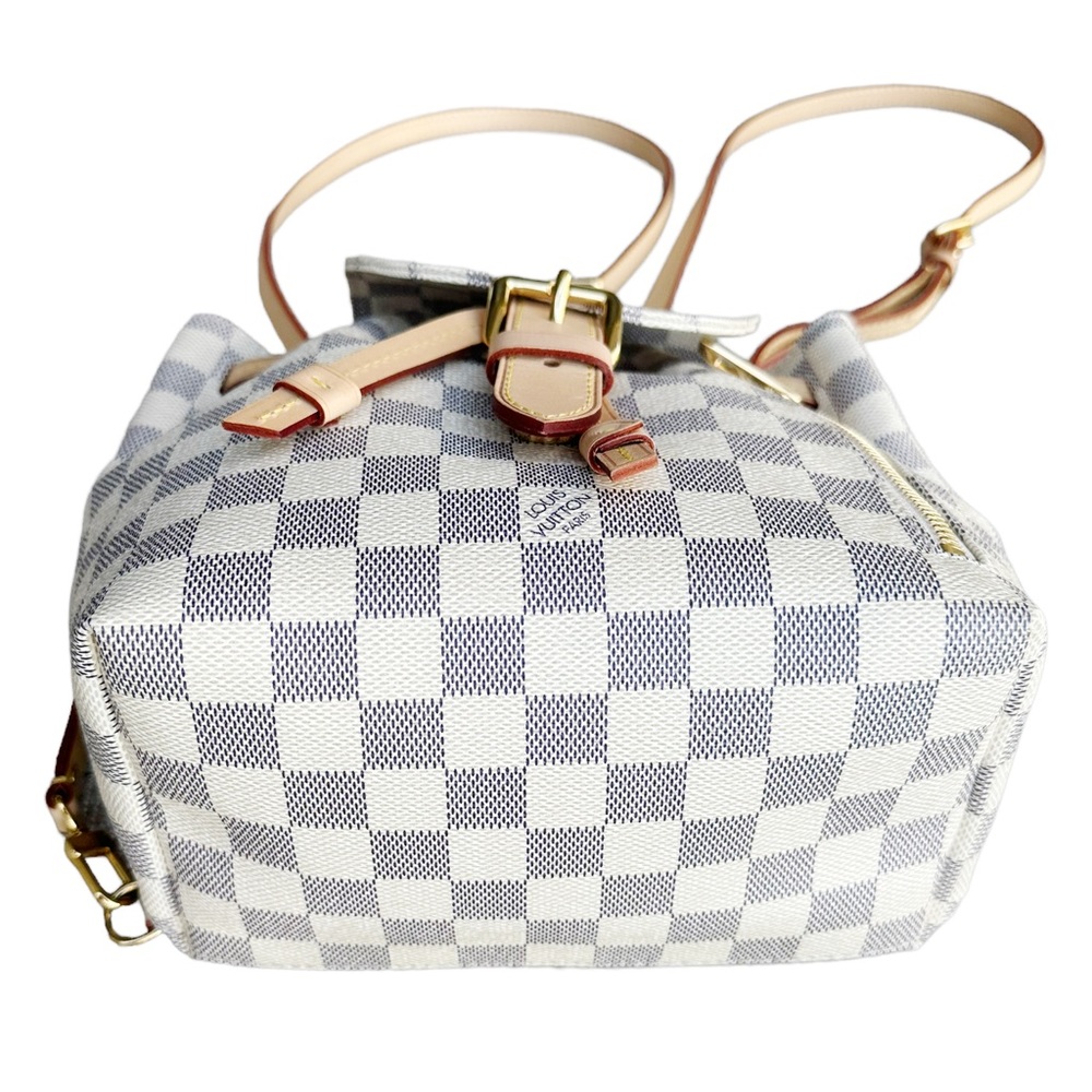 Authentic🥰Louis Vuitton Sperone BB Mini Backpack Damier Azur Rose Ballerine - Picture 4 of 10